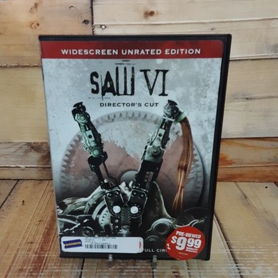 Saw VI Unrated Director s Cut DVD Used Horror Gore Jigsaw Tobin Bell 2009