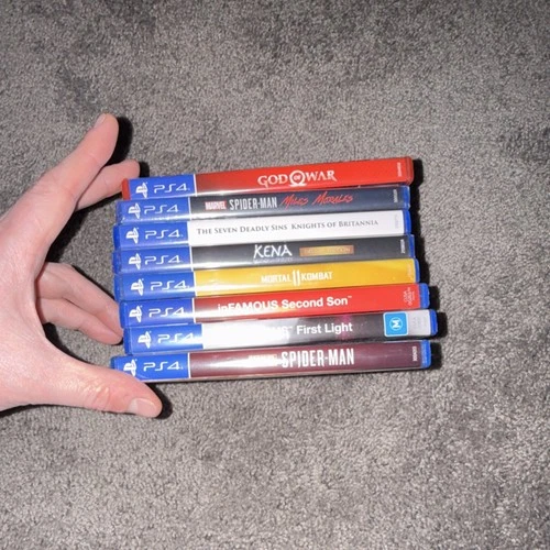 Sony PS4 7 games: Spider-Man, God of War, Mortal Kombat, inFAMOUS, etc.