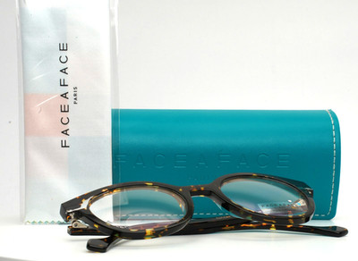 FACE A FACE Djazz 2 Col. 2056 Tortoise Womens Round Eyeglasses 47-21-140