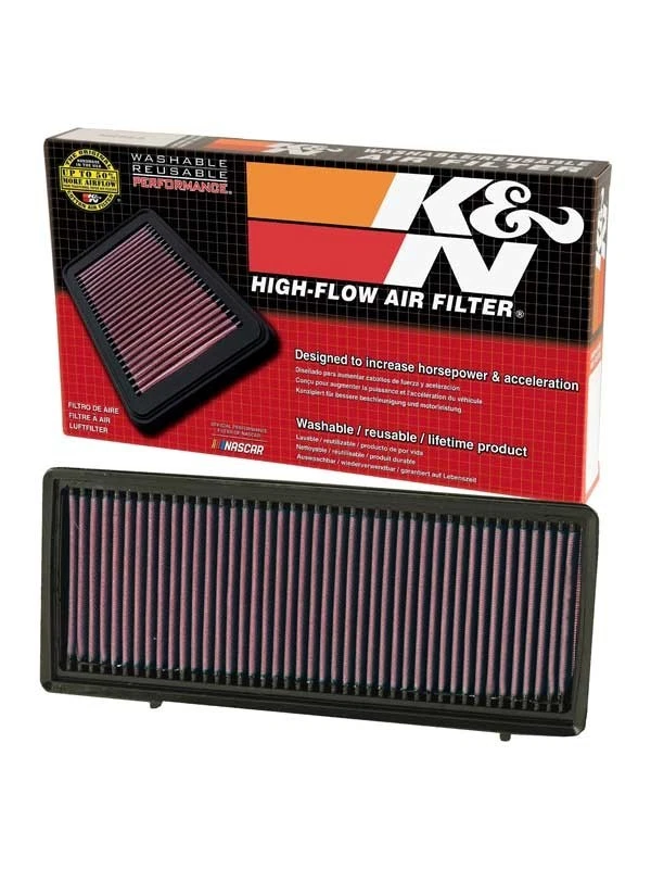 Filtro de aire del motor K&N 33-2374 HF para Nissan Altima 2,5 L4 QR25DE FWD 2007-2013 Foto 2 de 4