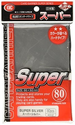 KMC Super Silver Sleeves - 80 Stück - Silber