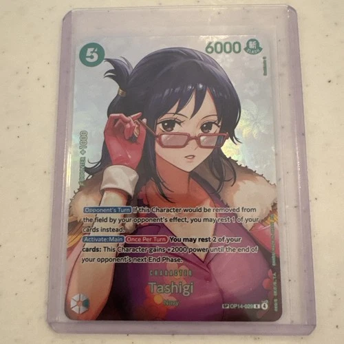 Tashigi SP English The Time Of Battle OP14-029 One Piece TCG / Pos- PSA 10