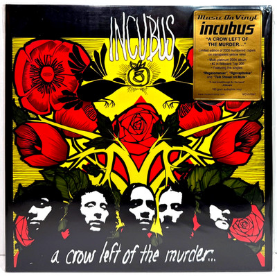 Incubus A Crow Left Of The Murder [# d / 1817 MOV Yellow Vinyl] LP Album Record