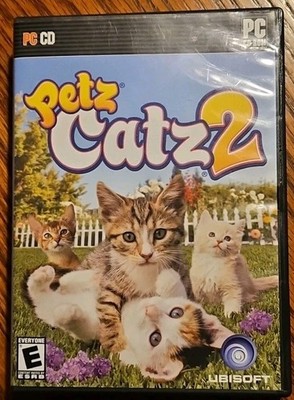 Petz: Catz 2   PC CD ROM   2007 Ubisoft   Complete   Family Virtual Pet Game