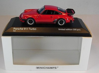 Minichamps 1/43 Porsche 911 Turbo rot Limited Edition OVP #9609