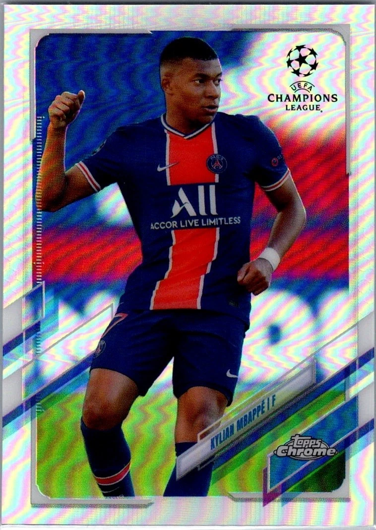 2020-21 Topps Chrome UCL Kylian Mbappé #95 for sale | eBay