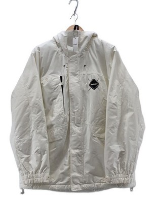Size M F.C.R.B. Mountain Parka Nylon White