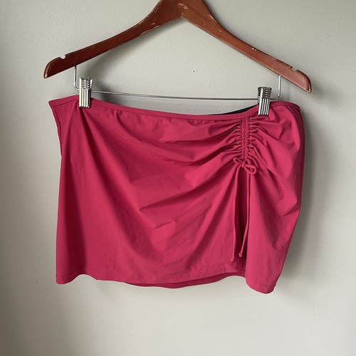 Profile By Gottex Tutti Frutti Cherry Sz 16 Womens Side Shirred Swim Skirt EUC - Picture 3 of 9