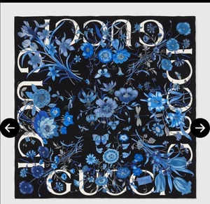 Foulard femme Gucci en soie authentique NEUF