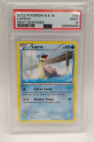 Lapras graded PSA 9 for sale on eBay
