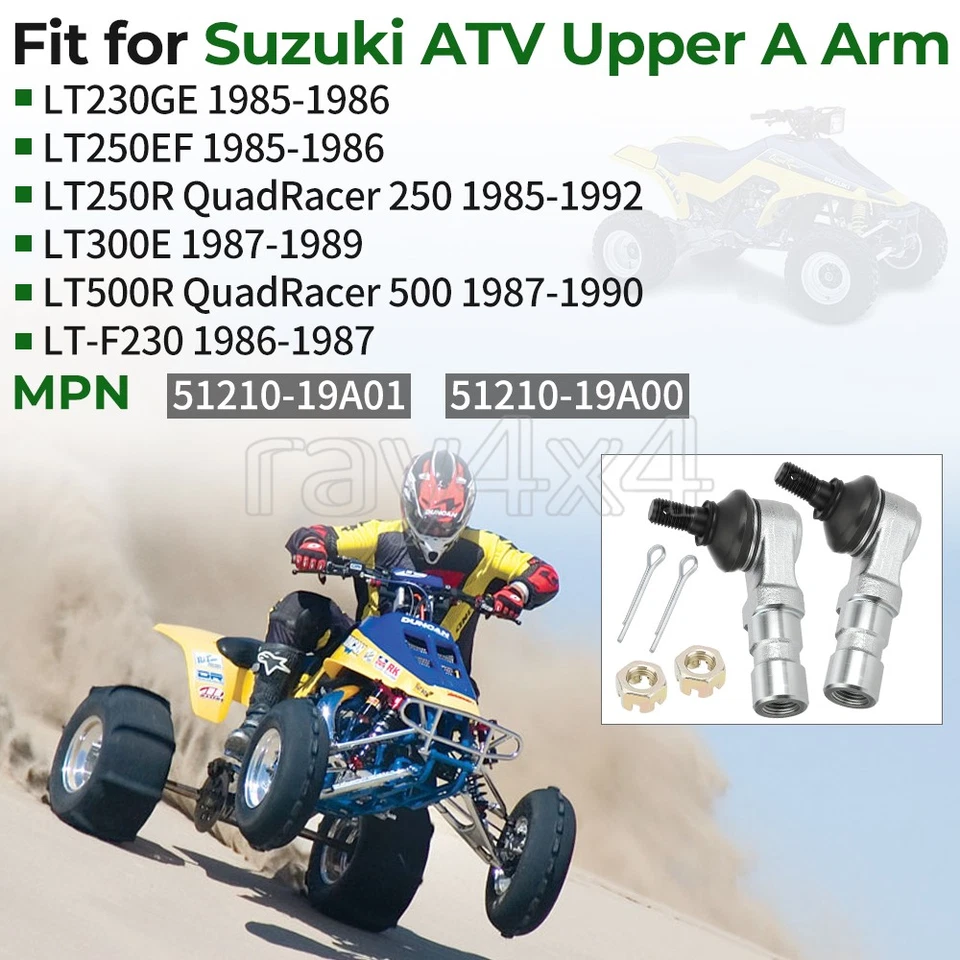 Juego de rótula superior para Suzuki QuadRacer 51210-19A00 51210-24501 51210-19A01 Foto 2 de 4