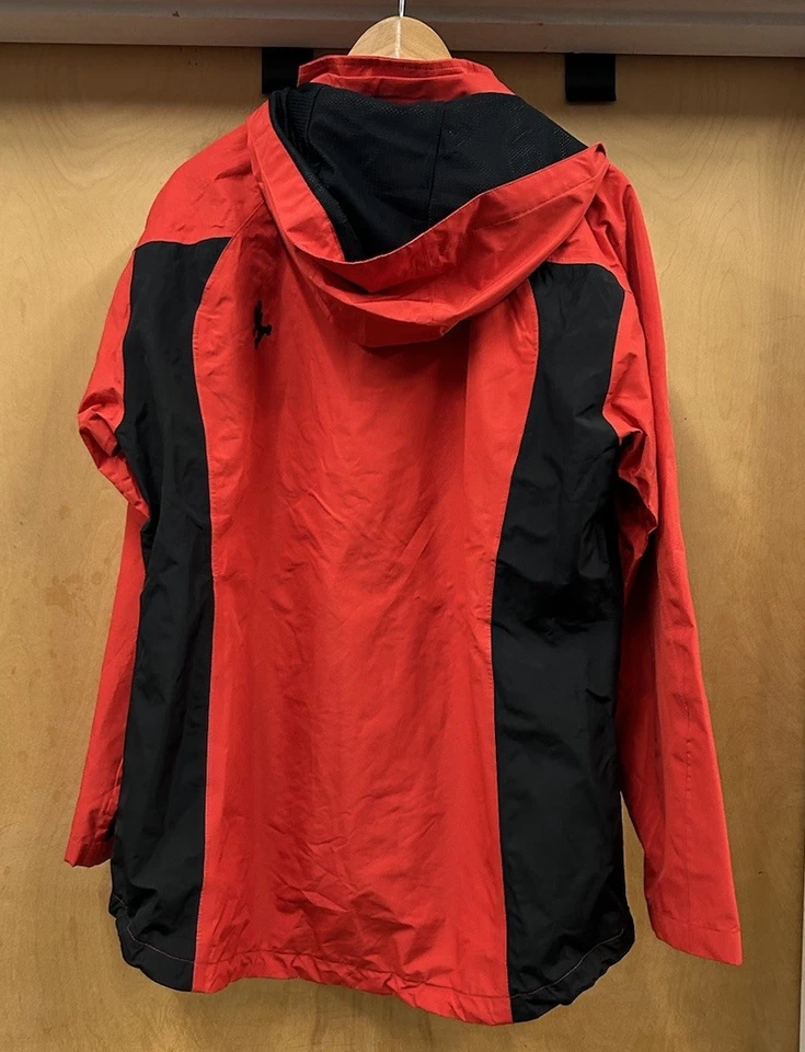 Jaqueta vintage Nintendo Employee XL Wii Mario Team 365 forrada de malha com capuz capa de chuva - Imagem 2 de 4