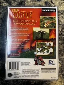 The Horde (Sega Saturn, 1995) CIB Complete w Manual Registration Card Some Flaws
