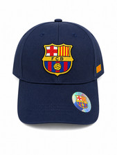 Image of FC Barcelona Navy Blue Adjustable Baseball Cap