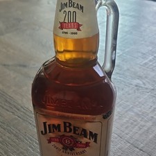 Jim Beam 200 Years 1795&ndash;1995 Bourbon/Whiskey Flasche mit Henkel