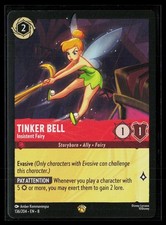Tinker Bell - Insistent Fairy 136/204 Legendary Reign of Jafar Lorcana NM