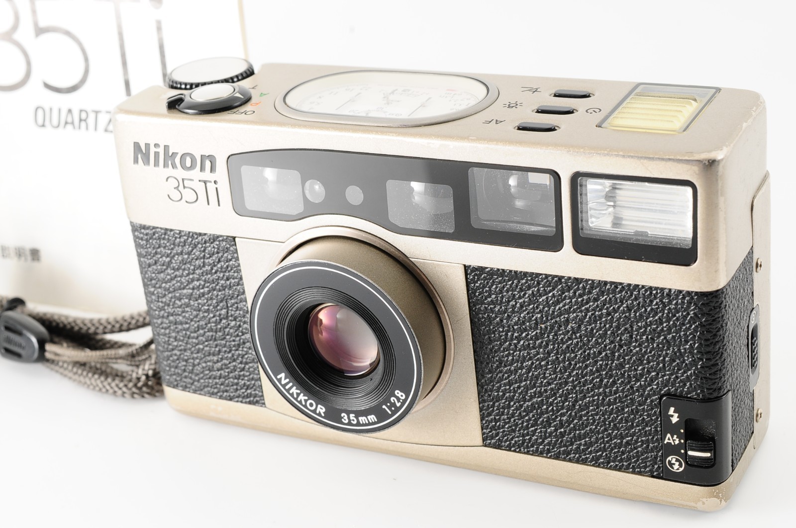 NY Sale Rare!![NEAR MINT-] Nikon 35Ti US Model Point & Shoot Film Camera JAPAN