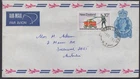 New Zealand 1978 10c pre-paid air mail envelope uprated 10c, “MANGAWEKA” pmk