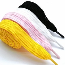 Fat Shoe Laces Wide Flat Thick 2cm Trainer Sneaker Replacement Jordan AF1 Colors