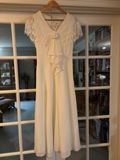 Vintage Jessica Mcclintock 1980's wedding dress NWT Size 7/8