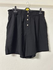 Woman’s Black Smart Flare Shorts