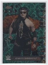 #48 2025 Topps Chrome WWE Cactus Jack TEAL LASERS Raquel Rodriguez 142/175