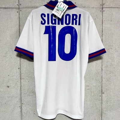 【新品/タグ付き】98/99 ボローニャFC ♯10 シニョーリ【L】アウェイ Giuseppe Signori #10 Bologna FC 98/99 Away Jersey Diadora Size L