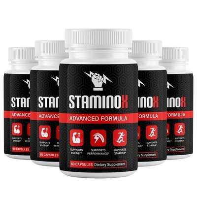Staminox for Men Supplement to Boost Performance ED & Stamina Double Power 300ct