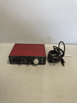 Focusrite Scarlett Solo 3. Generation 2x2 USB Audio Interface Einzelmikrofon #F2