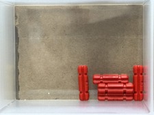 LEGO Parts - Red Technic, Axle 2L Notched - No 32062 - QTY 5