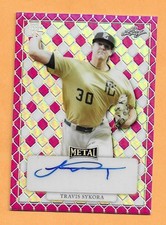 TRAVIS SYKORA AUTO #1/6 2022 LEAF PERFECT GAME METAL PINK AUTOGRAPH NATIONALS