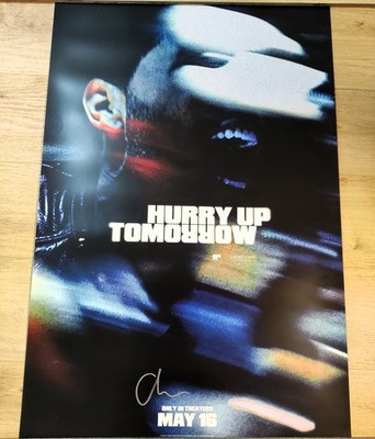 THE WEEKND Limited Release Signed Poster 61x91,5 cm Hurry Up Tomorrow Version 1
