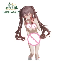 EARLFAMILY HuTao Anime Car Sticker Artistic Motorcycle Hood SUV Caravan Decal