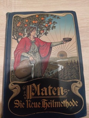 Platen: Die Neue Heilmethode. Lehrbuch der naturgemäße  1 Buch schönes Buch Deko
