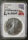 2024 $1 American Silver Eagle Dollar NGC MS70