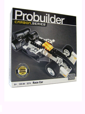 Mega Bloks PROBUILDER 3274 ~ Carbon series ~ Race Car 21 cm Rennauto Bausatz NEU