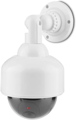 Zerone Security Camera Blind CCTV Hood Realistic View with Flashing Red LED Ligh