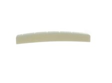 43mm Pure Bone Nut Curved Bottom Slotted Guitar Nut for Strat/Tele 43x3.2mm