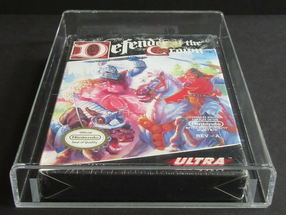 Defender of the Crown VGA Graded Nintendo NES 1989 Rev-A Like WATA CGC - Image 4 of 4