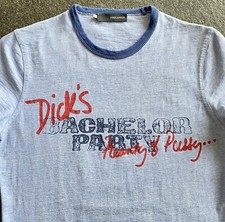 Camiseta Dsquared2 S/S 2005 Western Pu**y Fiesta S Di** Bachelor Plenty Coleccionar