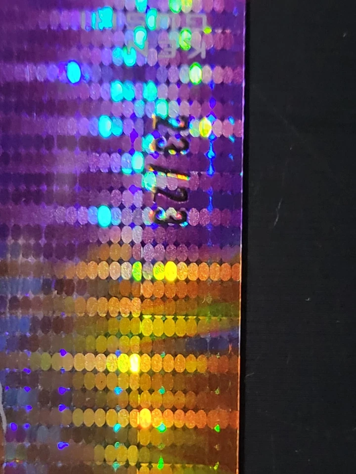 Ken Gushi 2021 Goodwin Champions Goudey G11 Platinum Purple Pulsar 23/23 - Image 3 of 3