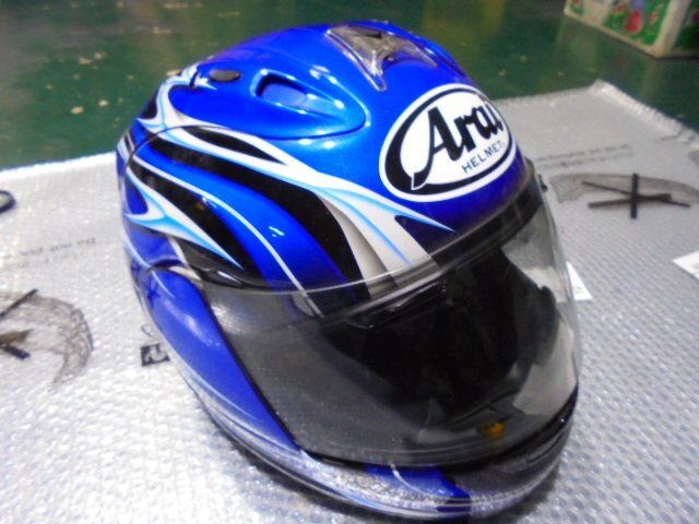 Arai RX-7 RV Full Face Helmet S Size 55-56 Blue White
