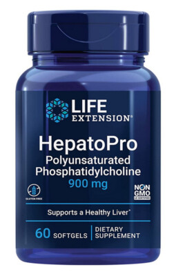 HEPATOPRO   PHOSPHATIDYLCHOLINE LIVER HEALTH 60 Softgel 900mg LIFE EXTENSION