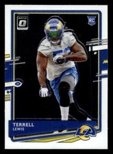 2020 Donruss Optic #141 Terrell Lewis Rookie Card Los Angeles Rams