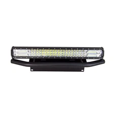 12-23 inch LED Work Light Bar 20"+Front Bumper License Plate Mount Bracket 12V