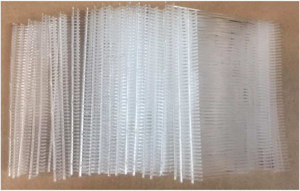 EXECUSYSTEMS Standard Regular Tagging Gun Fasteners Barbs 3 Inch Clear Lot of 1000
