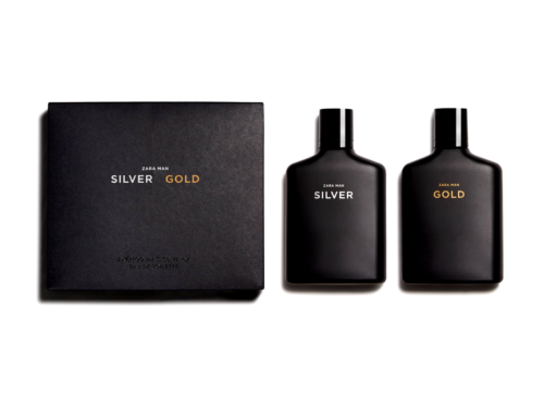 ZARA Gold & Silver Eau De Toilette Man Duo Set 2 x 100ml (3.38 Oz) Fragrance New - Picture 1 of 3