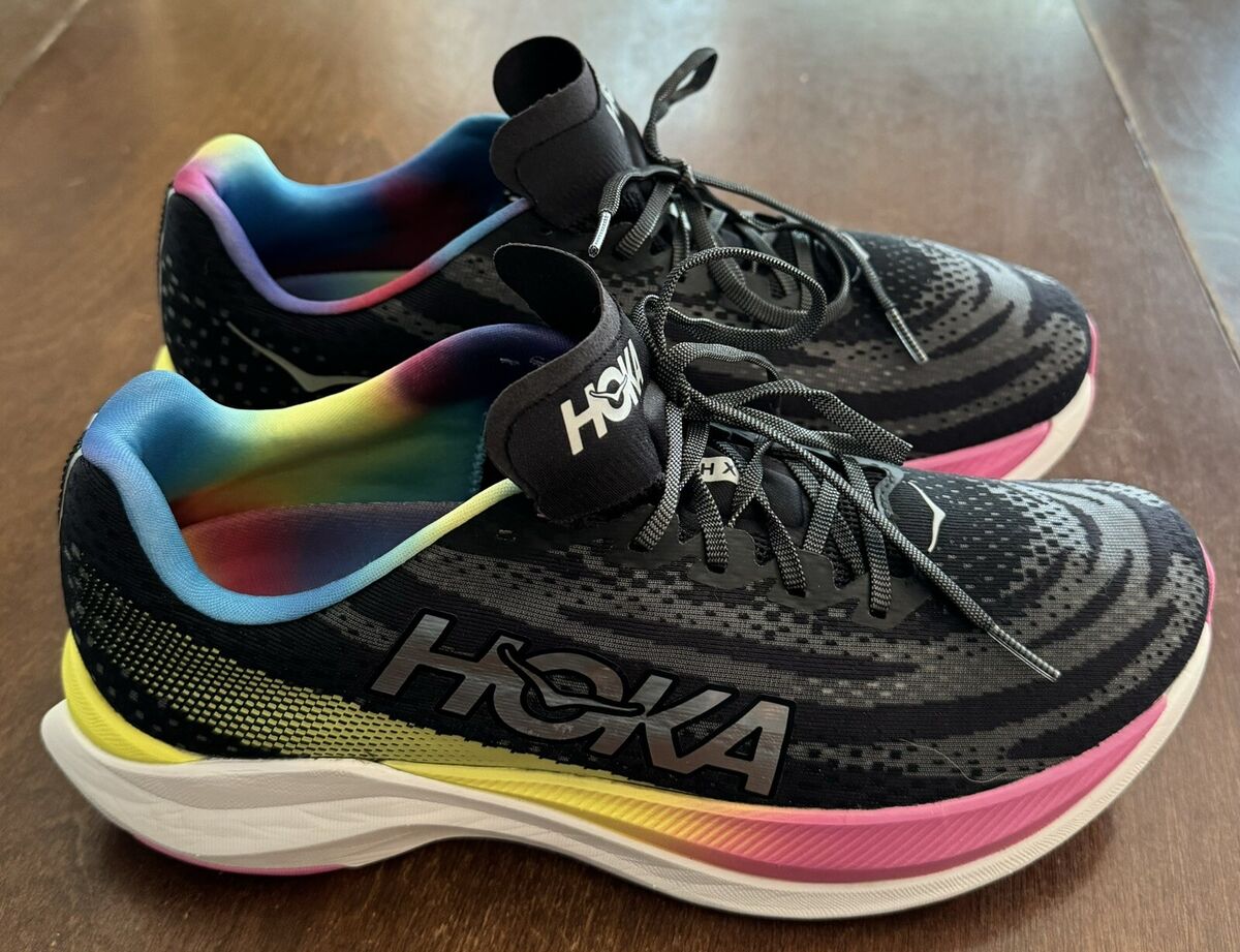 HOKA ONE ONE Mach X TRAINER / RUNNING Sneakers in BLACK HOKA ONE ONE Mach X TRAINER / RUNNING Sneakers in BLACK