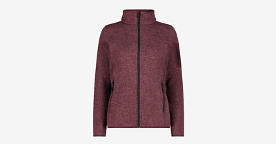 Gilet smanicato ibrido in pile knit tech da donna