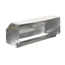 GAF Master Flow 3-1/4 in. x 10 in. Short Way 90 Degree Rectangular Elbow 6 Pack